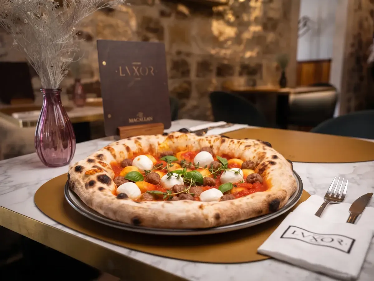 Autentični njoki alla Sorrentina s talijanskom kobasicom na Peristilu, Café & Restaurant Lvxor Split