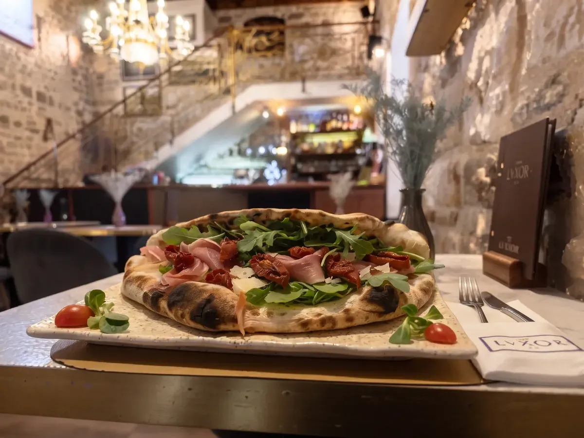 Naš prepoznatljivi sendvič od pršuta na Peristilu, Café & Restaurant Lvxor Split
