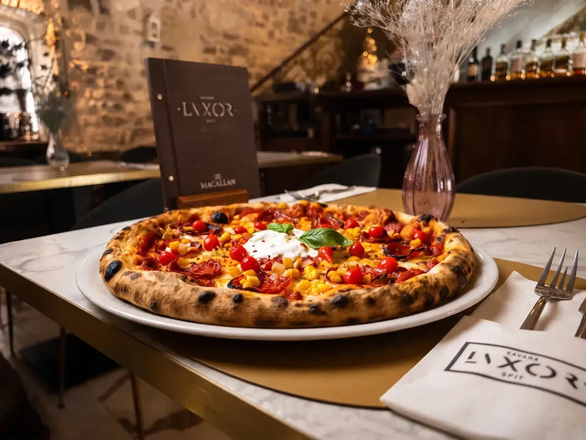 Vatrena Pizza Pikant na Peristilu, Café & Restaurant Lvxor Split