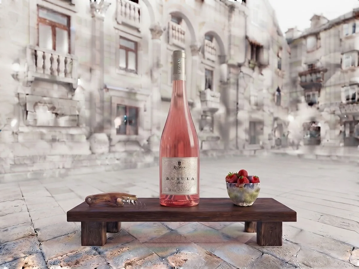 Rizman Rosé, boca 0,75 l na Peristilu, Café & Restaurant Lvxor Split