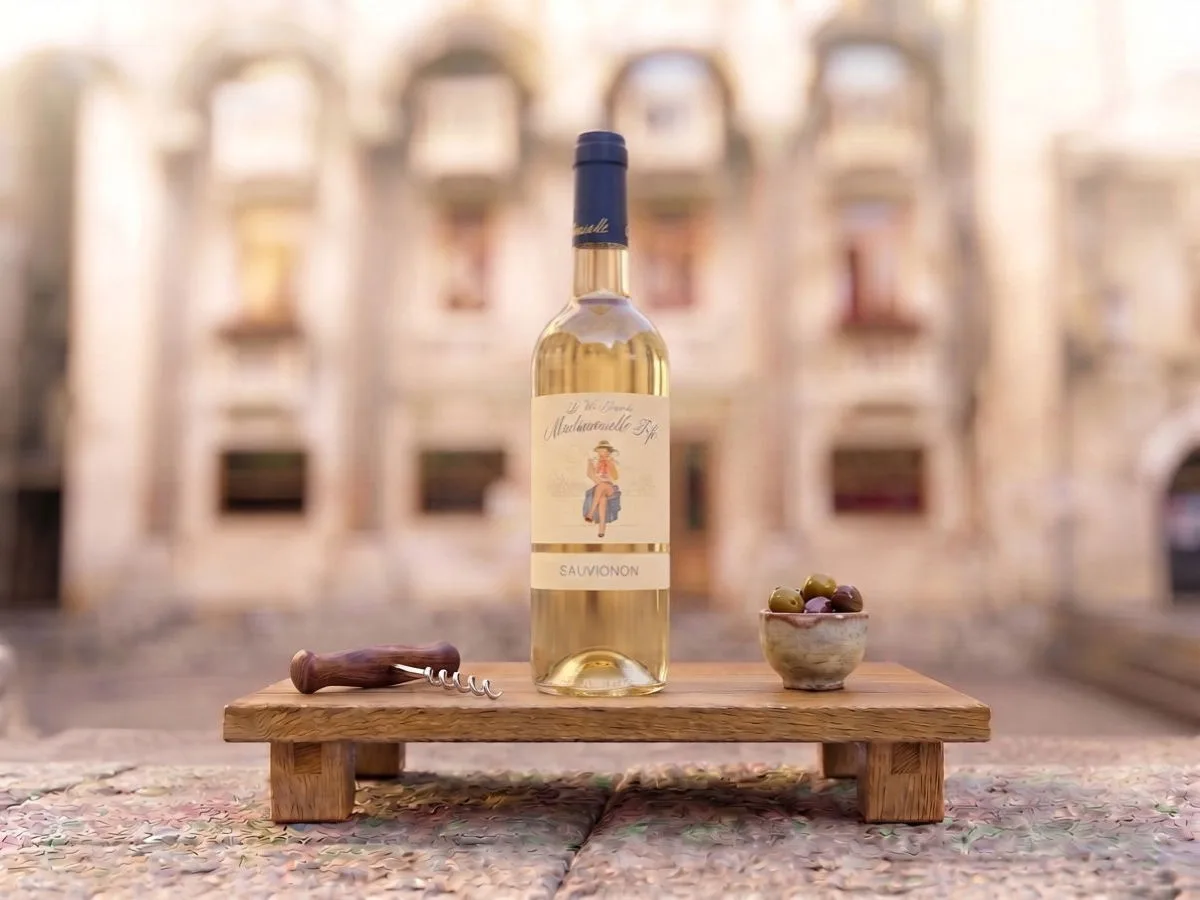 Sauvignon Blanc Mademoiselle, boca 0,75 l na Peristilu, Café & Restaurant Lvxor Split